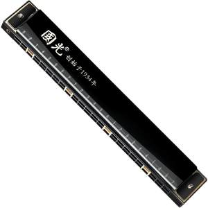 Shanghai Guoguang Authentic Harmonica 24 Hole Polyphonic C Key Beginner's and Beginner's Children's Male and Female Organ Instruments