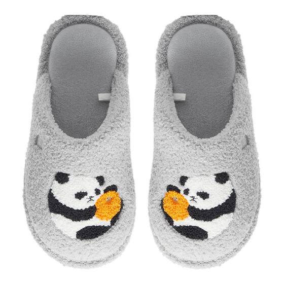 
Jiao Nei Velvet 520Home Children's Home Slippers for Boys and Girls Warm Coral Velvet Non-Slip Animal City Slippers