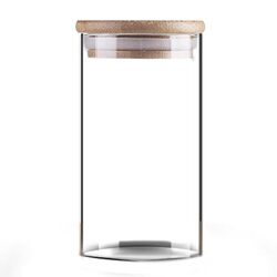 Glass sealed jar tea storage jar food grade