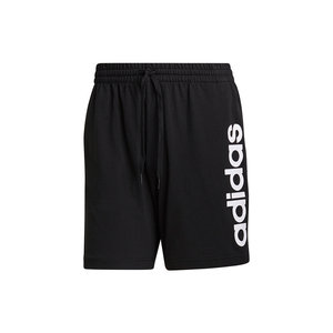 
adidas M Lin Sj Sho Logo Printed Sports Breathable Shorts Men's Black