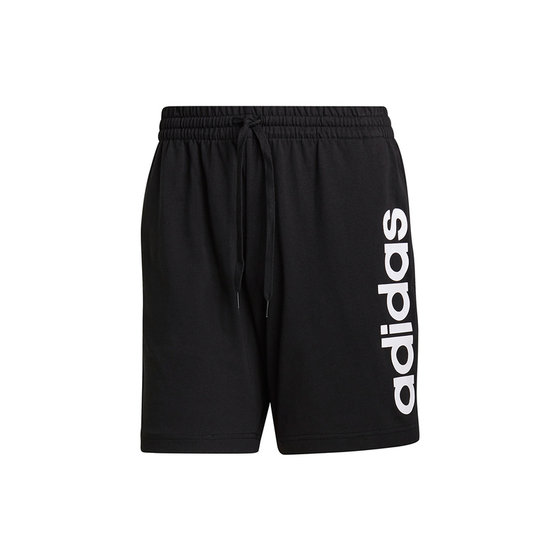 
adidas M Lin Sj Sho Logo Printed Sports Breathable Shorts Men's Black
