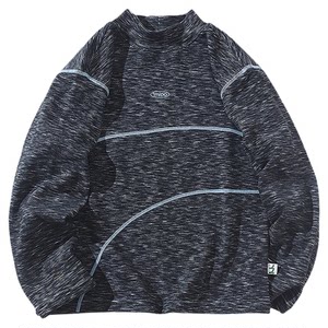 
mipo winter children's bottoming shirt outdoor sports long-sleeved T-shirt medium collar soft warm inner top for boys and girls