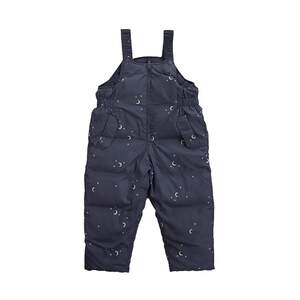 
Quincy Mae elf suspender down pants for going out, versatile windproof and cute printed jumpsuits and cotton clothes for spring and autumn