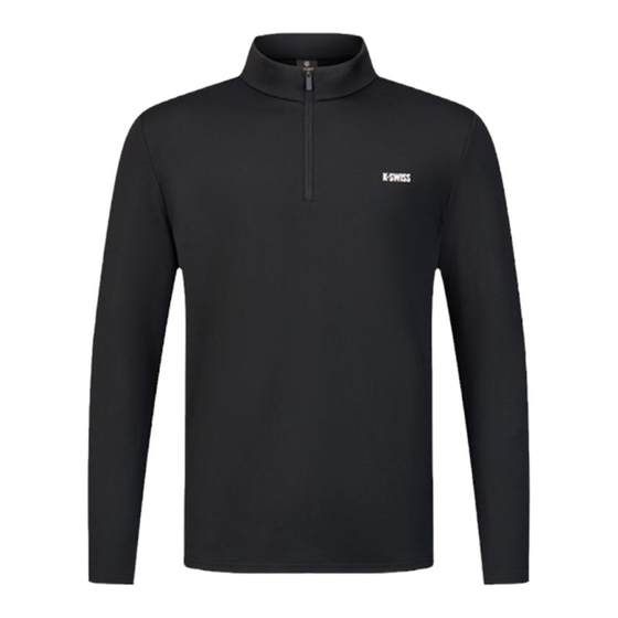 
KSWISS T-shirt men's winter long-sleeved comfortable casual sports versatile fashion top 1010736