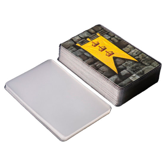 Rounded corner matte board game card set weird town talk frost maze bright gem Pokémon Nezha professional card film