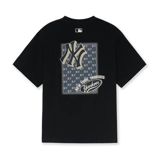 MLB official male and female couple printed short-sleeved back fashion loose and comfortable T-shirt summer new TSM21