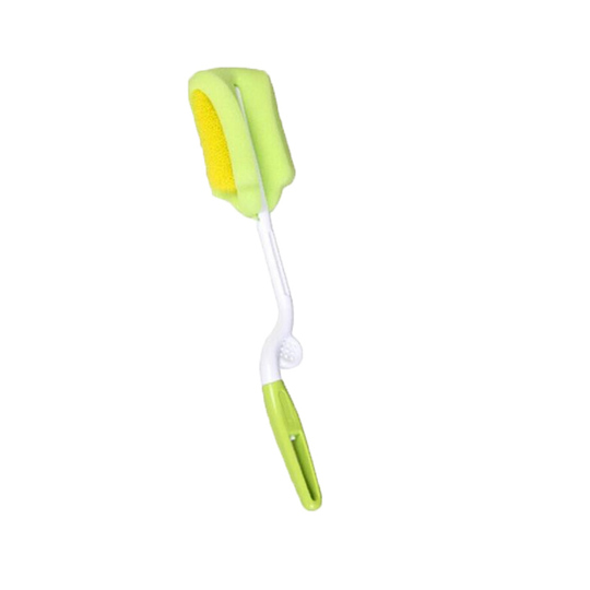 Rotating Sponge Pigeon Bottle Brush - Rotating 2-Way Sponge Brush for Plastic Bottles
