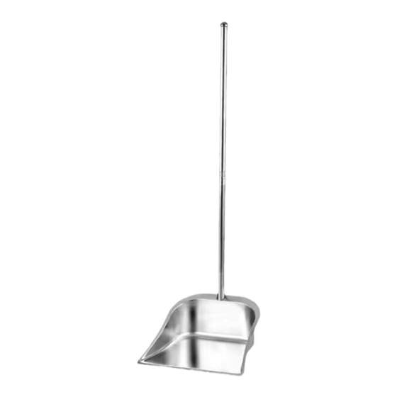 Thickened bucket stainless steel dustpan outdoor garbage shovel sweeping garbage gray bucket sip cleaning supplies household single
