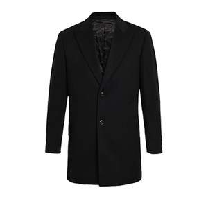 
[Cashmere Blended] CALLISTO Winter New Men's Medium Patch Collar Wool Warm Woolen Coat