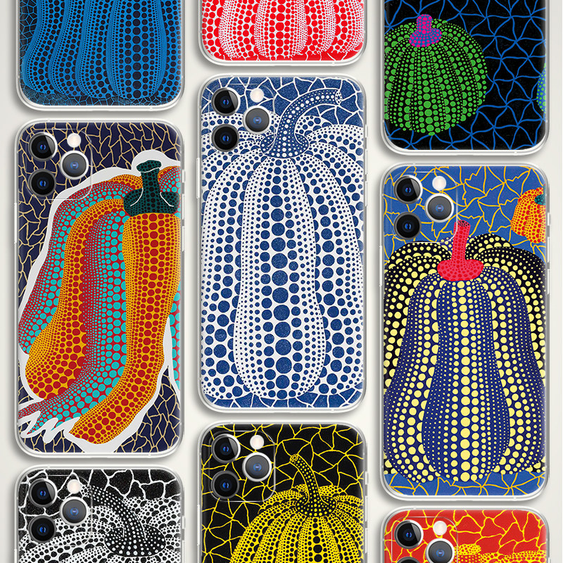 Iconic Yayoi Kusama Vibrant Pop Art Abstract E657 Phone Case for iPhone 17, 16, 15, 14 and 13