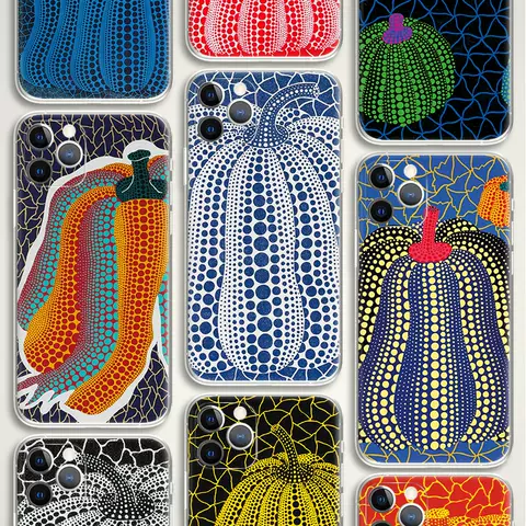 Iconic Yayoi Kusama Vibrant Pop Art Abstract E657 Phone Case for iPhone 17, 16, 15, 14 and 13