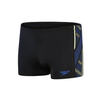 Suibitao men's flat -angle swim trunks competition training

