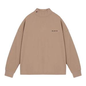 
BJHG reckless long-sleeved T-shirt men's winter soft velvet half turtleneck bottoming shirt trendy brand inner knitted sweater for women