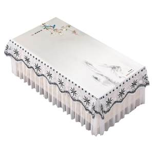 
Coffee table cover 2023 new high-end light luxury dust protection cover Coffee table cloth waterproof oil-proof and anti-scalding-free