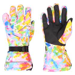 Windproof, waterproof, coldproof and warm mountaineering ski gloves