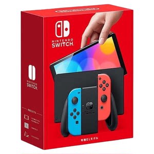 Japan Direct Mail Nintendo Nintendo Switch NS OLED screen 7 -inch red and blue/white handle host
