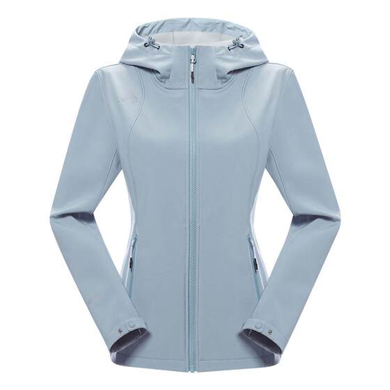 Pelch and soft shell jacket for women outdoor windproof waterproof and warm windbreaker jacket for men sports and casual plus velvet mountaineering suit
