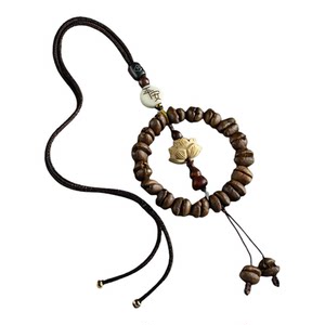 
Lotus car pendant creative coffee bean car pendant gourd rearview mirror pendant high-end national style small gift