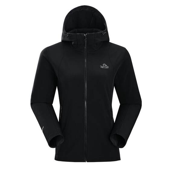 
[Wind Shield] Pelliot Outdoor Soft Shell Women's Spring Windproof Breathable Jacket Liner Men's Sports Jacket