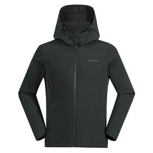 Pathfinder outdoor sports hooded plus velvet soft shell jacket women's spring and autumn casual jacket windproof and water-repellent mountaineering clothing