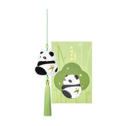 Forbidden City Taobao Cultural And Creative Panda Mid-autumn Festival Sachet - Embroidered Tassel Pendant - Carry-on Hanfu Press Lapel Car Pendant