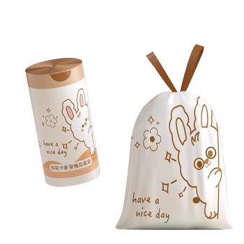 
Large roll thickened rich rabbit garbage bag hand bag student office storage bag kitchen cleaning bag