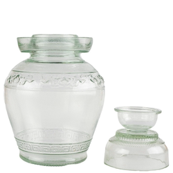 Pickle jar glass household thickened pickles lead-free