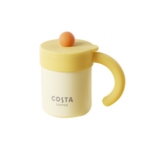 
COSTA ceramic liner desktop thermos cup girls mug with lid office water cup cold coffee cup