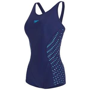 
speedo Speedo boxer one-piece swimsuit women's professional training quick-drying belly-covering slimming anti-chlorine sunscreen swimsuit