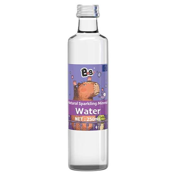 
BeBi Latvia imported sparkling water 0 sugar 0 fat 0 calories original sugar-free natural mineral water glass bottle whole box