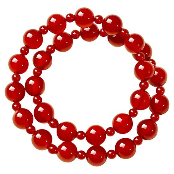 
[Same style as Zhao Lusi and Xu Yan] Xu Wo Dazzling Natural Red Agate Bracelet Girls’ Zodiac Year Red Bracelet