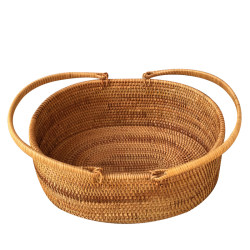 Rattan Picnic Shopping Candy Basket