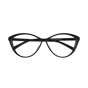 
Internet celebrity glasses frame for women without makeup, cat-eye black frame, can be matched with prescription for big face, slimming, retro myopia eye frame