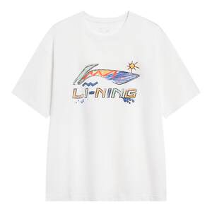
Li Ning short-sleeved men's T-shirt summer loose round neck sports comfortable top simple youth half-sleeved 2026 new style