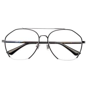 
LOHO glasses frame female half-frame pilot optical frame fashionable glasses frame myopia glasses frame male LH02008