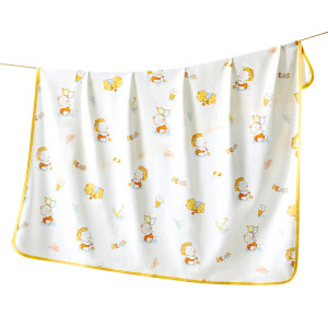 
Jingqi Newborn Baby Bag Sheet Summer Thin Newborn Baby Delivery Room Pure Cotton Swaddle Wrap Wrap Bedding Supplies