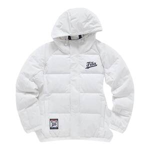 FILA FUSION Philippine down jacket Men's winter casual loose hooded coat warm sports jacket cotton feathers
