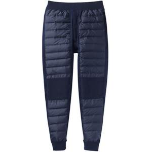 Hengyuan Xiangxiang's genuine down pants Men Wear 90%white duck down cotton pants plus velvet and thick knee warm pants