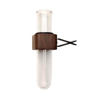 
Simple black walnut car vase hydroponic test tube flower arrangement plant car interior vase air conditioning air outlet decoration