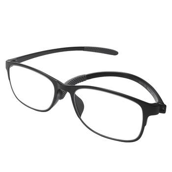 Sunset red super light folds reading glasses high definition eye protection