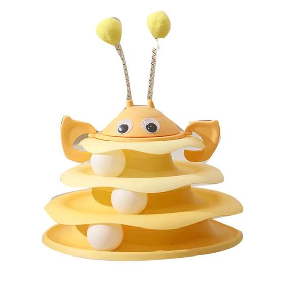 
Cat toys, cat turntable, kittens and young cats, cat amusing stick, self-pleasure and boredom relief artifact, a must-have product for consuming physical energy and decompressing.