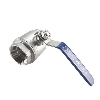Two-piece stainless steel ball valve internal thread