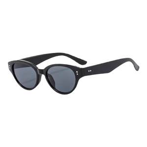 
MELIYA retro cat-eye small face sunglasses for women with high-end sense ins black frame sunscreen sunglasses for square and round faces