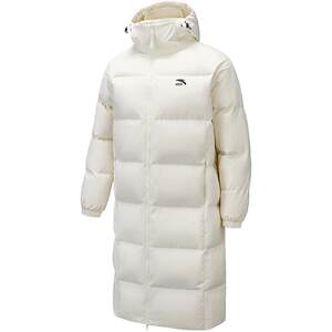 
ANTA Bread Down | Over-the-knee long down jacket men's winter new duck down warm cotton sports jacket