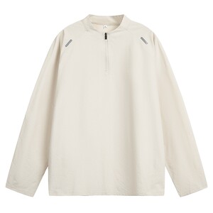 
Men's half-zip top summer sun protection cool long-sleeved fitness T-shirt men's 2026 new quick-drying sportswear