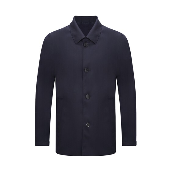 
emz Ordos wool jacket autumn and winter lapel windbreaker casual business warm woolen coat men's jacket