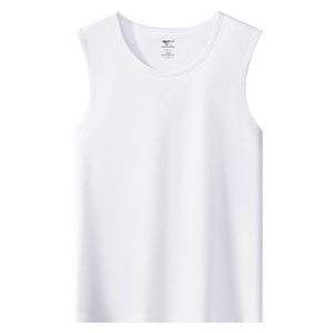 
Septwolves pure cotton men's vest men's hurdle sports sweat-absorbent cotton white inner wear autumn and winter bottoming sweatshirt