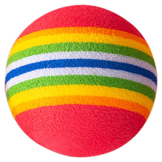 Cat toy Rainbow Ball Micro Bullets Balls Teasing Cat S quiet Ball EVA Small Pet Pets