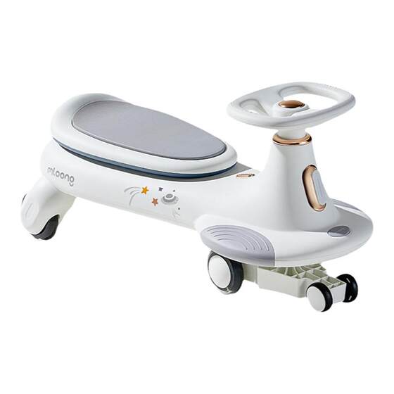 Manlong children's twisting car baby slithering car anti-overturning shaking car 1-3-6 years old silent adults can sit for two people