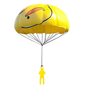 
Children's little yellow duck hand-thrown parachute outdoor sports toy boy baby park parent-child interactive game props
